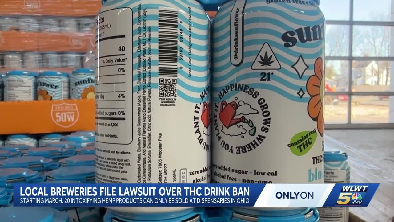 Cincinnati breweries file lawsuit over Ohio's ban on intoxicating hemp