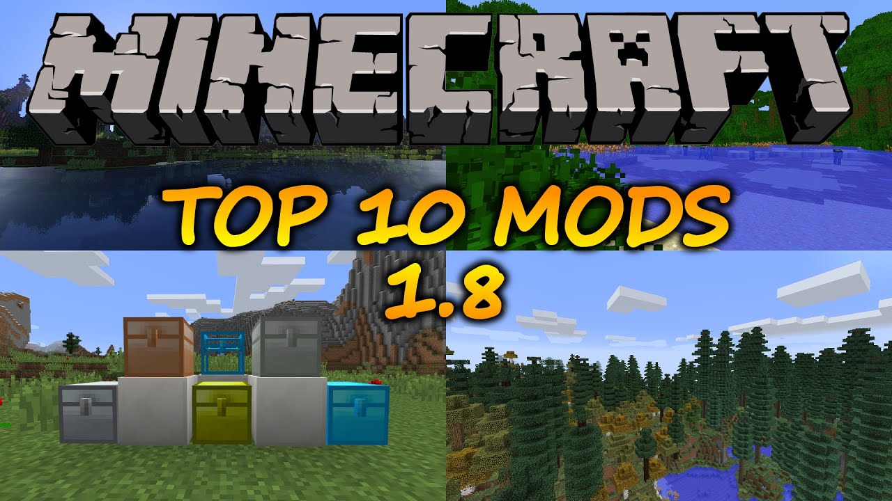 Top 10 Minecraft Mods 1 8 Youtube