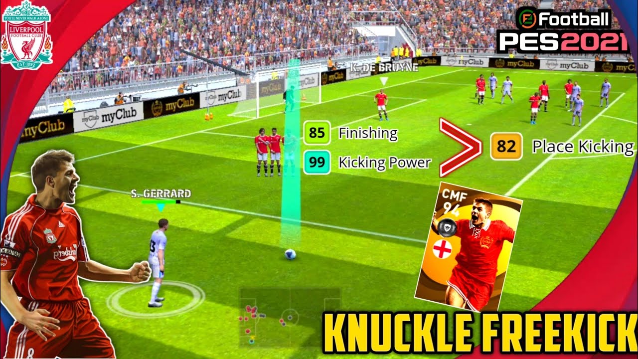 LEGEND GERRARD AMAZING KNUCKLE FREEKICK💥 ONLINE MATCHDAY ZERO ANGLE GOAL | PES 2021 