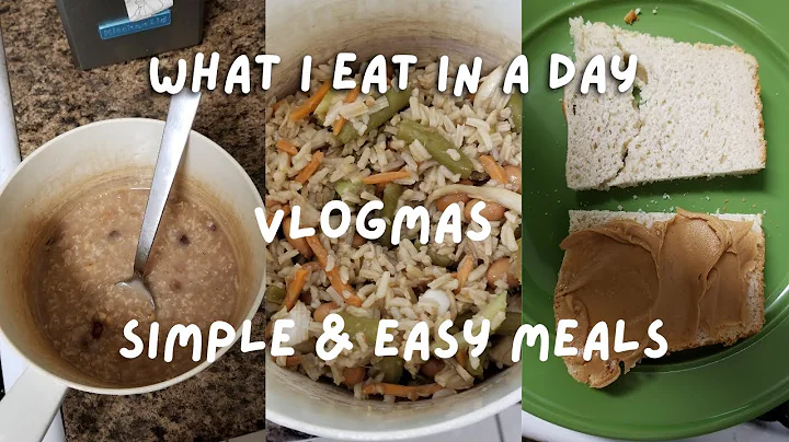 #whatieatinaday #vlogmas  What I Eat In A Day, Hea...