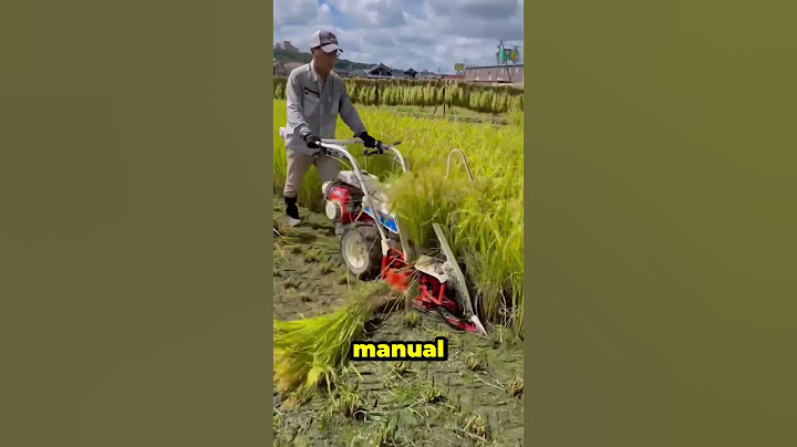 ¡Esta cosechadora manual te va a sorprender!