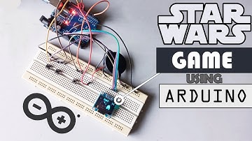🔥How To Make A Star Wars Game Using Arduino & OLED ??Arduino Game Console [Arduino projects]🎮