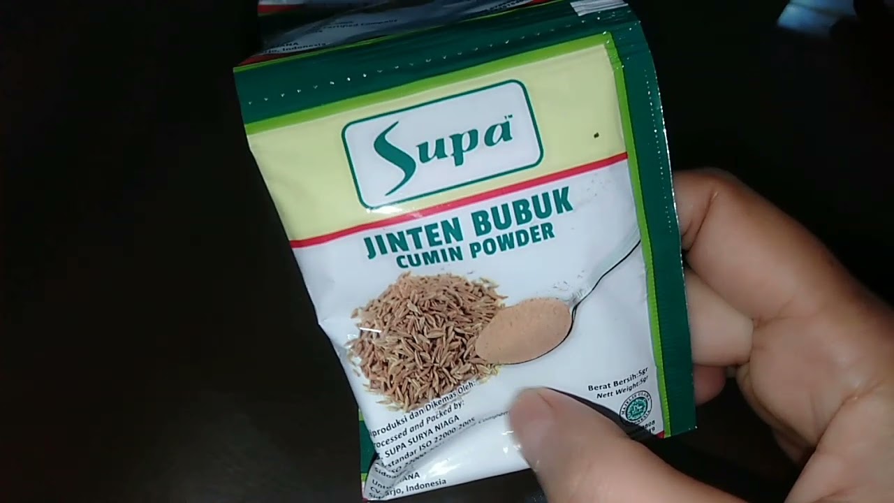 Jinten bubuk sachet