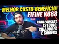 O SEU ÁUDIO PROFISSIONAL GASTANDO POUCO - MICROFONE DINÂMICO FIFINE K688 É A ESCOLHA