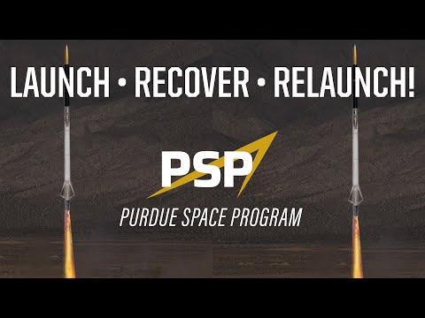 Purdue Space Program launches liquid methane rocket twice in one weekend