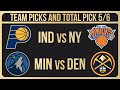 NBA Picks Today 5/6/2024 | NBA Bets Today NBA Predictions Today