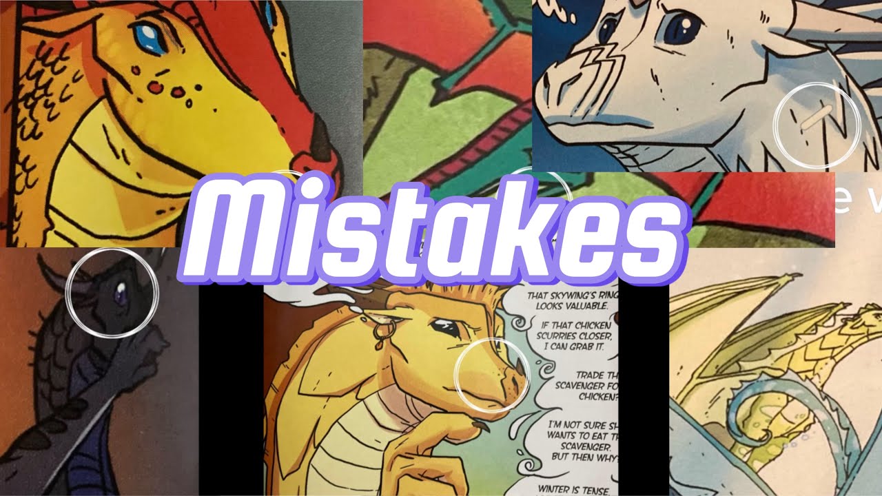 Wings of Fire Mistakes in all of the Graphic Novels