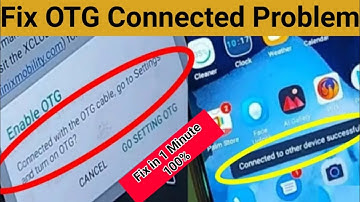 Connected to other device successfully Tecno/infinix OTG Problem | How to Fix OTG Problem 2025
