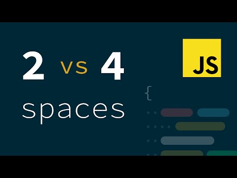2 vs 4 spaces indentation in JavaScript