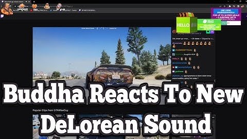 Buddha Reacts To New DeLorean Sound | No-Pixel 3.1