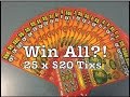$500 FULL BOOK $500 MILLION Extreme Cash Blast Texas Lottery Scratch Off Tickets