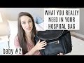 WHAT'S IN MY HOSPITAL BAG with BABY #2 // 35 WEEKS PREGNANT // Simply Allie