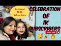 Celebration of 1k subscribers  celebration of 1k  js kitchen flavours  thank you all