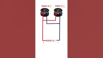 speaker parallel connection | #shorts #electronic