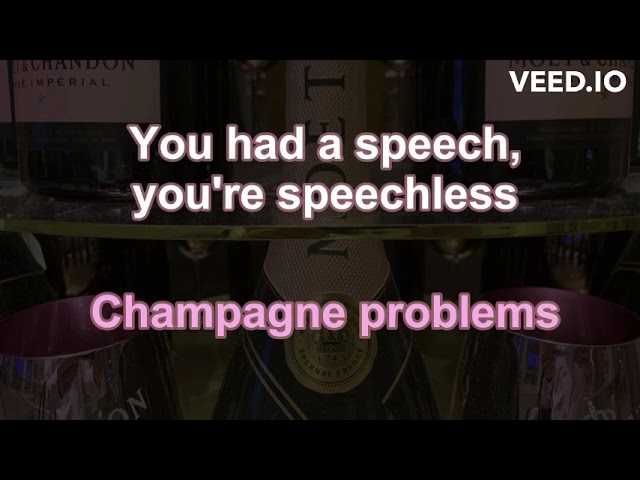 Taylor Swift - champagne problems (Karaoke in Higher Key) | Video by EdKara class=