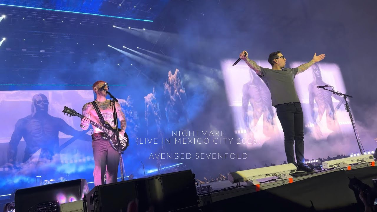 Nightmare (Live in Mexico City 2026) - Avenged Sevenfold  - 4K multicam EPIC!!!!