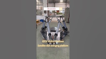 6DOF Satellite dish swinging motion platform #6dof #motion