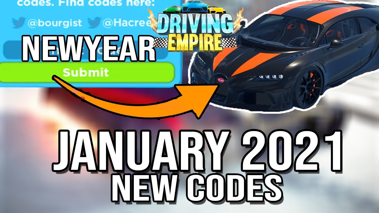 January 2021 All New Codes On Driving Empire Youtube