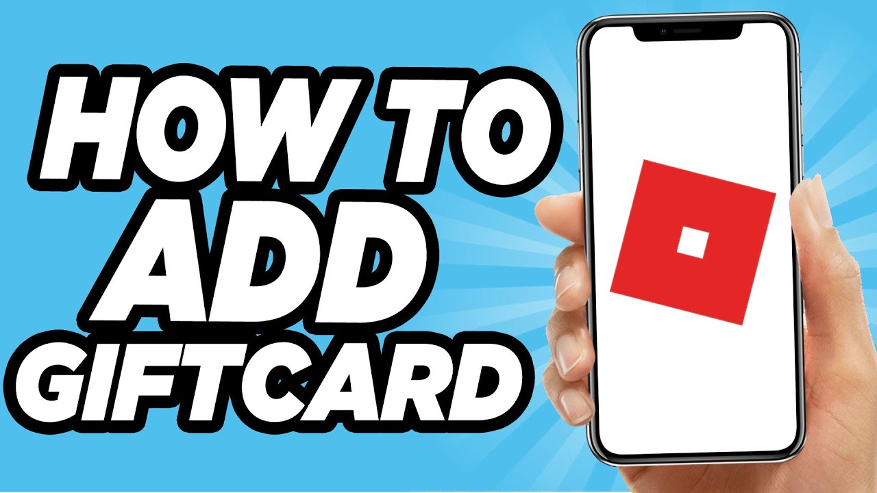 How To Add A Gift Card On Roblox Easy YouTube 