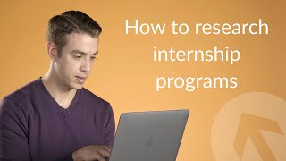 How to research internship programs