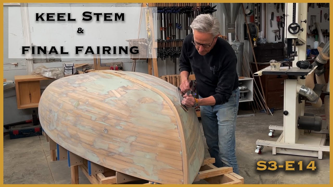 fairing a sailboat keel