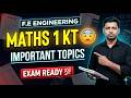 Maths 1 KT? Study These Important Topics 🚨 | RK SIR