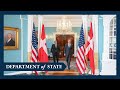 Secretary Blinken meets with Danish Foreign Minister Lars Løkke Rasmussen.