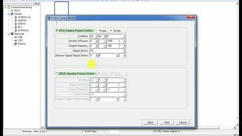 Servo Motor Position Control Delta PLC