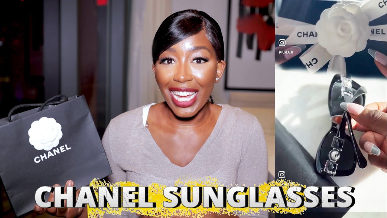 Chanel Sunglasses unboxing & try on 