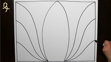 Daily Line Illusion | Beautiful Bloom 3D Abstract Pattern / Spiral Drawing / Satisfying and Relaxing