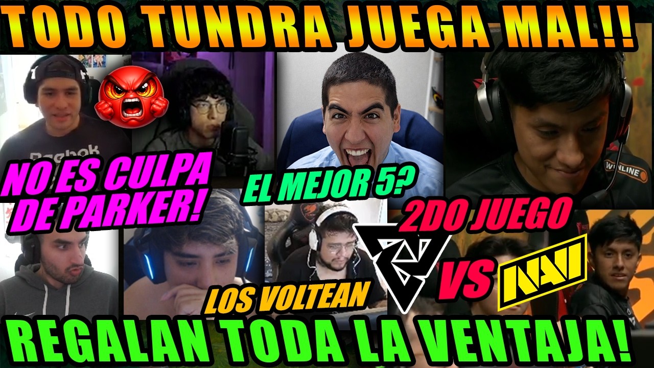 😱¡TIRAN EL JUEGO AL TACHO!😯PARKER TRATA DE CARREAR + DUDAN SI SON LOS MEJORES SUPS + TUNDRA VS NAVI🔥