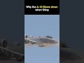 Why the A-10 slows down when it fires... #a10warthog #militaryaviation #brrrrrt #engineering #usaf