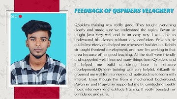 Congratulations, Jeya Krishnan S, for getting placed as a Full Stack Developer.