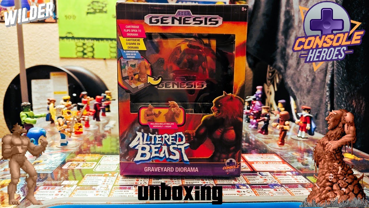 Altered Beast Graveyard Diorama Unboxing | Wilder Toys Console Heroes Review