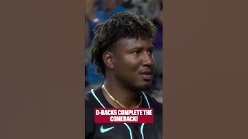 The Diamondbacks score FIVE runs in the 9th for the #walkoff win!