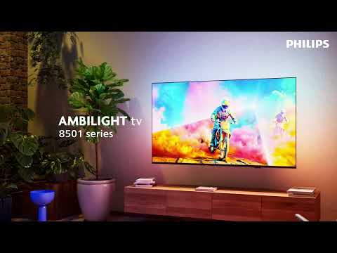 Philips PQS8501 4k UHD QLED Ambilight TV - 43-50-55-65-85" Product Video