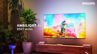Philips PQS8501 4k UHD QLED Ambilight TV - 43-50-55-65-85 Product Video
