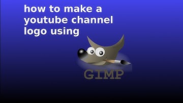 How to make a YouTube channel Icon using GIMP
