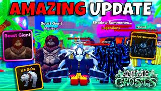 FIRST Anime Ghosts UPDATE! 5 New CODES, Mounts, Shadows, Titans Showcase