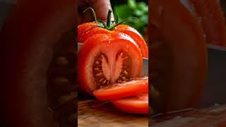 Satisfying Tomato Cutting ASMR 🍅🔪 | Viral Food Shorts#shorts