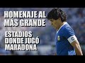 Homenaje a MARADONA. Los estadios donde jugó DIEGO en 3d