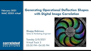 Generating Operational Deflection Shapes with Digital Image Correlation