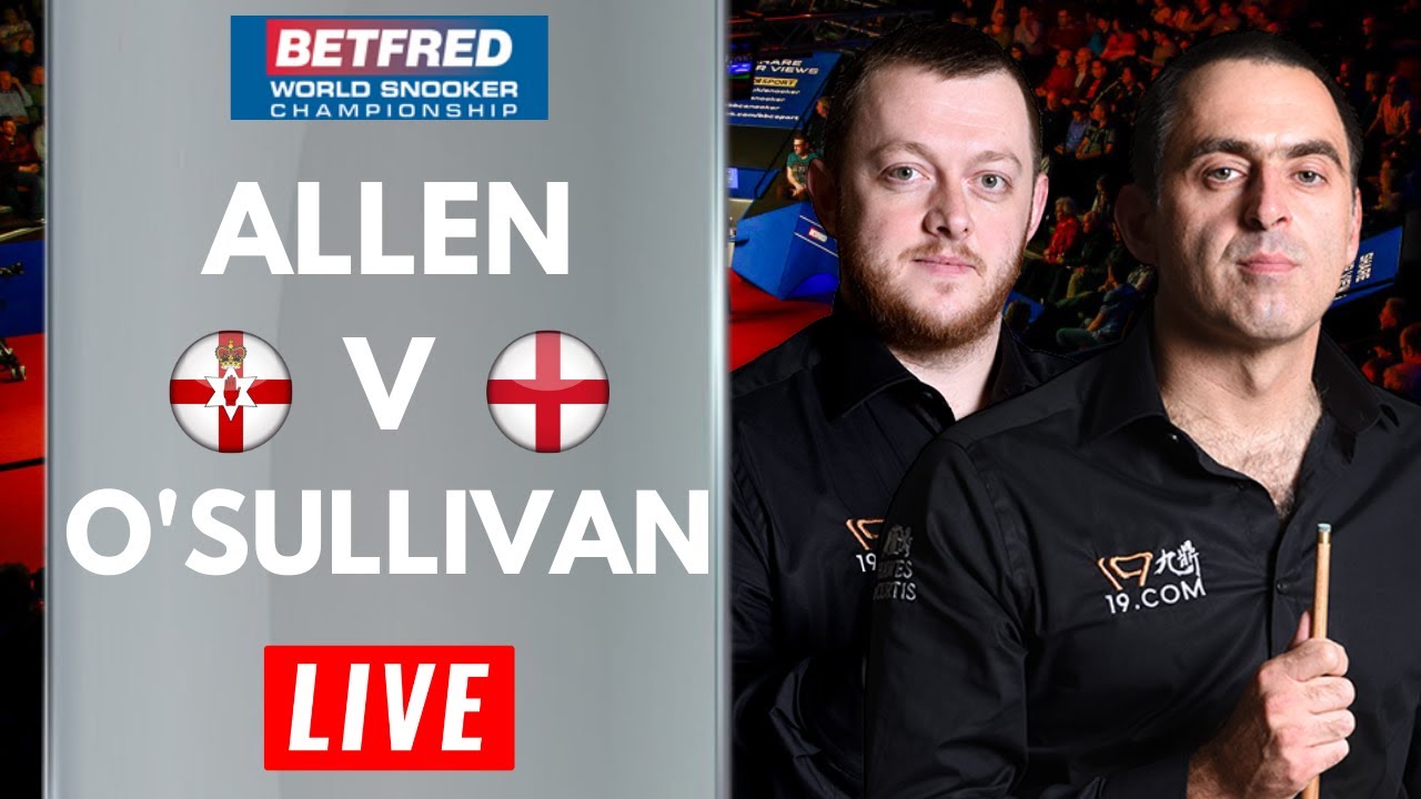 LIVE! Mark Allen v Ronnie OSullivan World Snooker Championship 2022 Live Stream Watch Along