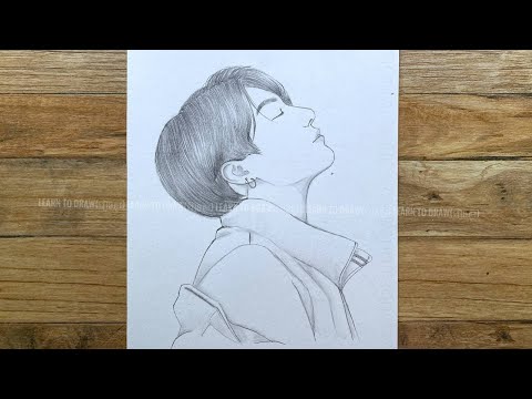 How to Draw BTS Jungkook Tiny Tan - YouTube