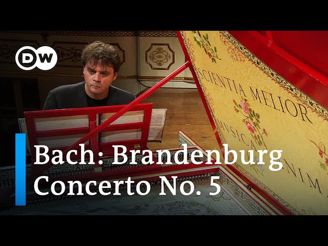 Bach - Concerto Brandebourgeois n°5:1er mvt : G.Carmignola / Orchestra Mozart / C.Abbado