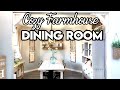 FARMHOUSE CLEAN + DECORATE WITH ME COZY FARMHOUSE DINING ROOM FARMHOUSE DECOR