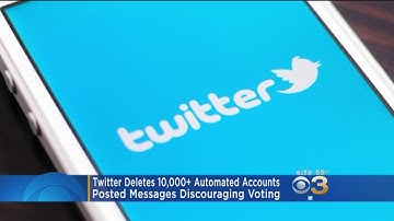 Twitter Deletes More Than 10,000 Automated Accounts