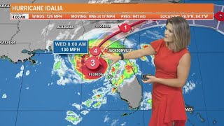 Hurricane Idalia 4:30 a.m. Update: Strong rainbands expected, tornado watch likely in Jacksonville