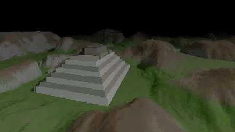Software rendered voxels on the Comanche level 1 map