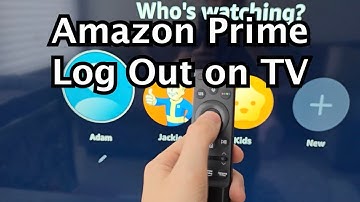How to Log Out of Amazon Prime Video on TV (Samsung / Others)!